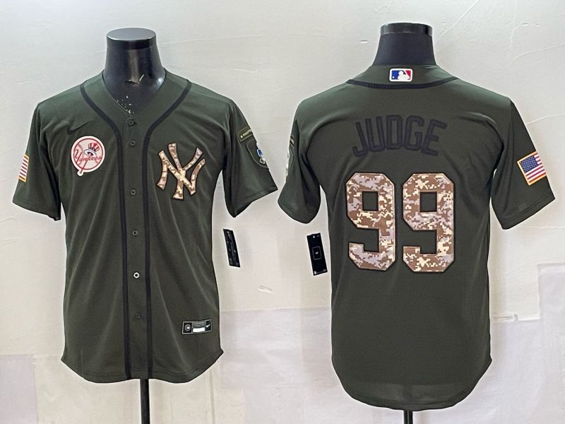 Men 2025 New York Yankees #99 Judge Green camo Nike MLB Jersey style 04->new york yankees->MLB Jersey